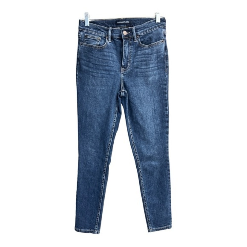 Calvin Klein High Rise Women's Classic Blue Skinny Jeans Size 6